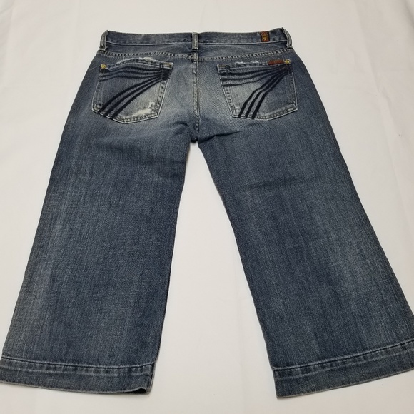 7 for all Mankind Denim - Women's 7 for all Mankind Jeans Dojo Crop Size 28